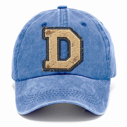 Varsity Chenille D Monogram Classic Cap – Summer Sky
