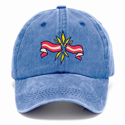 Finish Tape Burst 90S Running Clubs Classic Cap – Summer Sky