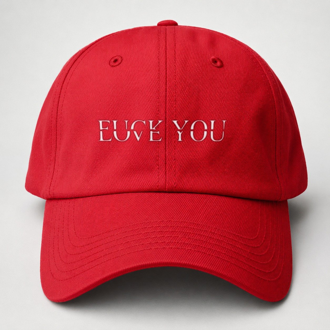 fucklove-you-classic Baseball Cap – Red