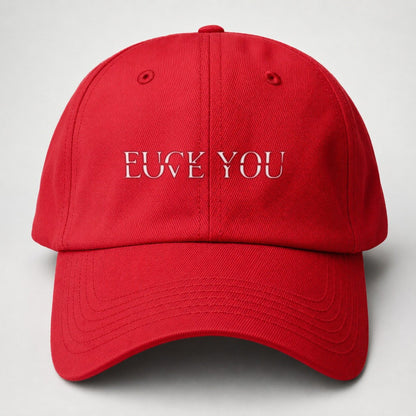 fucklove-you-classic Baseball Cap – Red