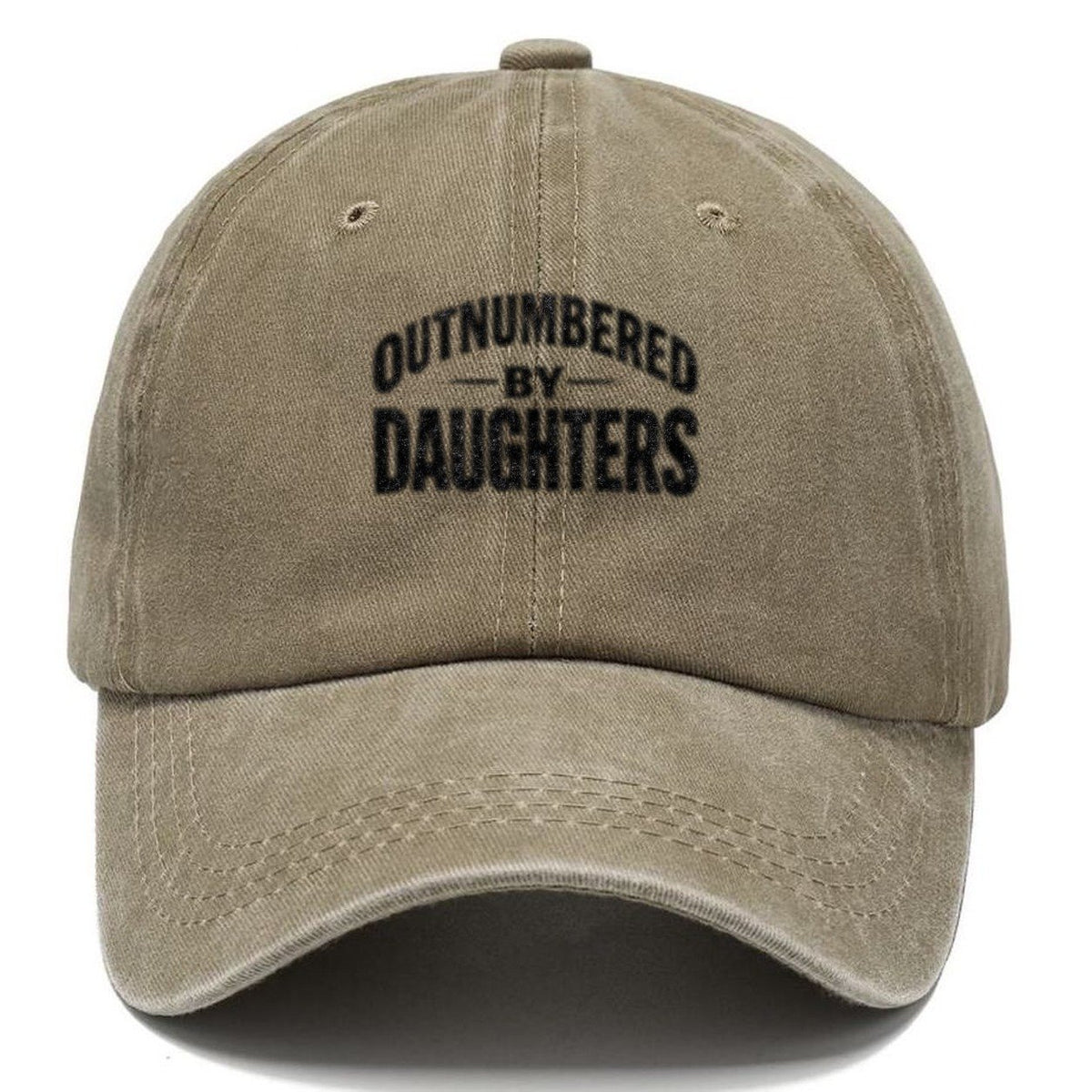 Outnumbered Daughters Classic Cap – Warm Sand