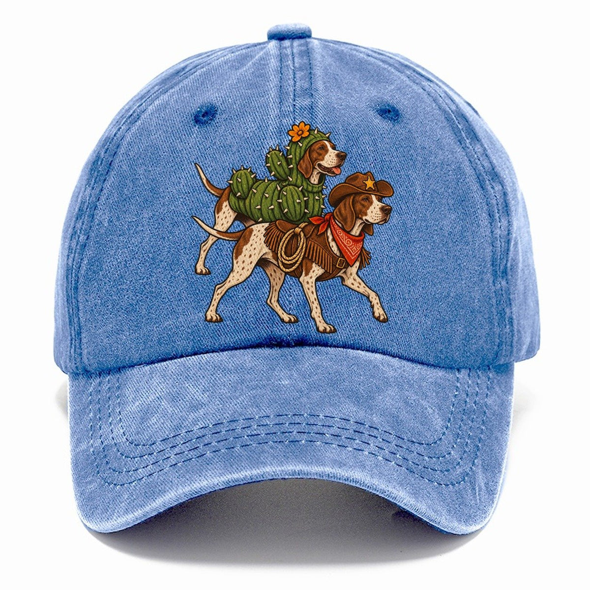 2 Pointers In Halloween Costumes Hdp 38 Parade Lineup Halloween Dog Parade Classic Cap – Summer Sky