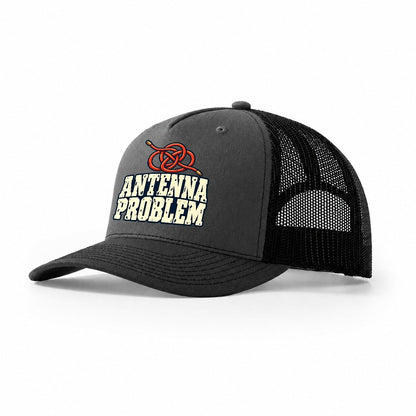Antenna Problem Amateur Radio Trucker Hat – Dark Grey Black