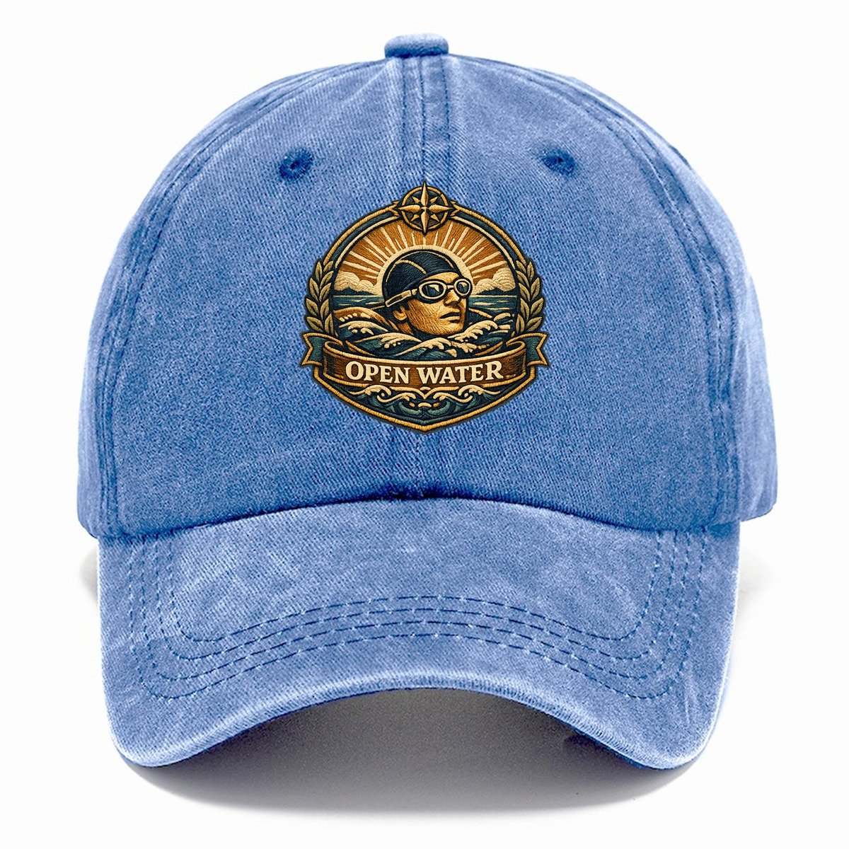 Swimming Stroke Classic Cap – Summer Sky