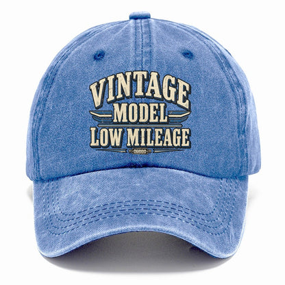 Vintage Model Low Mileage American Wit Classic Cap – Summer Sky