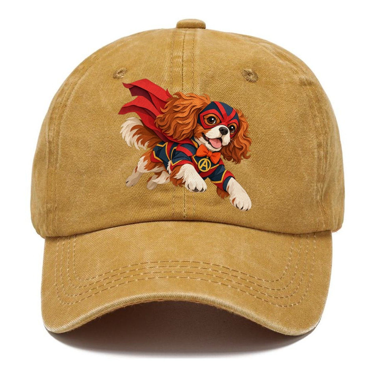 Superhero Cavalier Spaniel Classic Cap – Golden Harvest