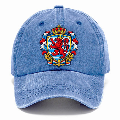 Luxembourg Heraldic Crest Country Logos Classic Cap – Summer Sky
