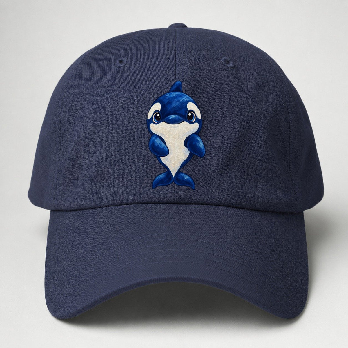 Orca Front Splash Sea Sprite Baseball Cap – Twilight Navy