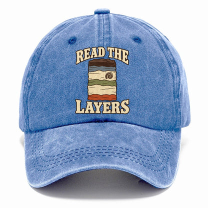 Sedimentary Layer Study Rocks And Minerals Classic Cap – Summer Sky