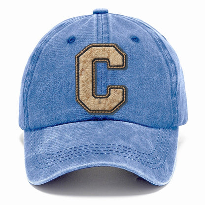 Varsity Chenille C Monogram Classic Cap – Summer Sky