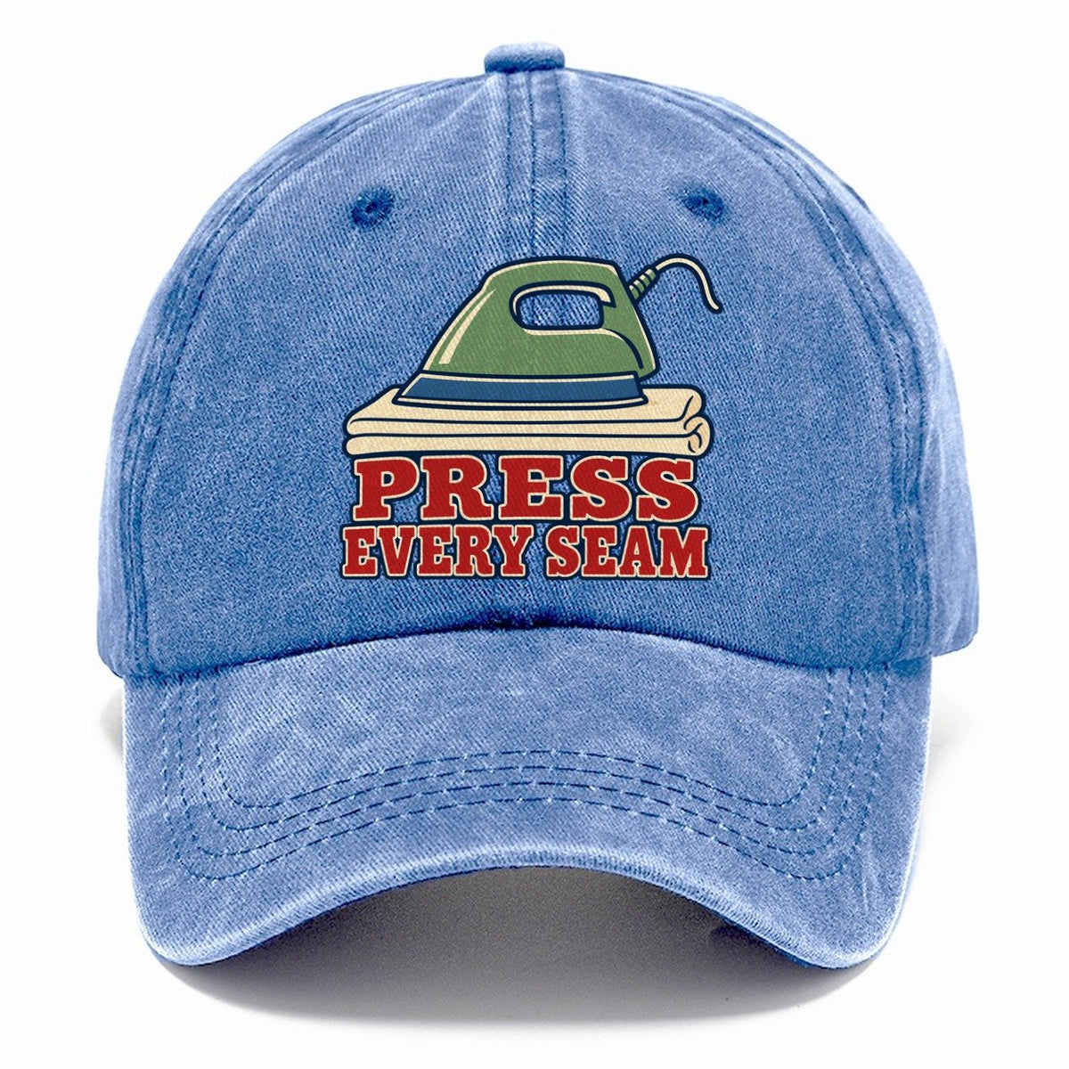 Press Every Seam Sewing And Quilting Classic Cap – Summer Sky