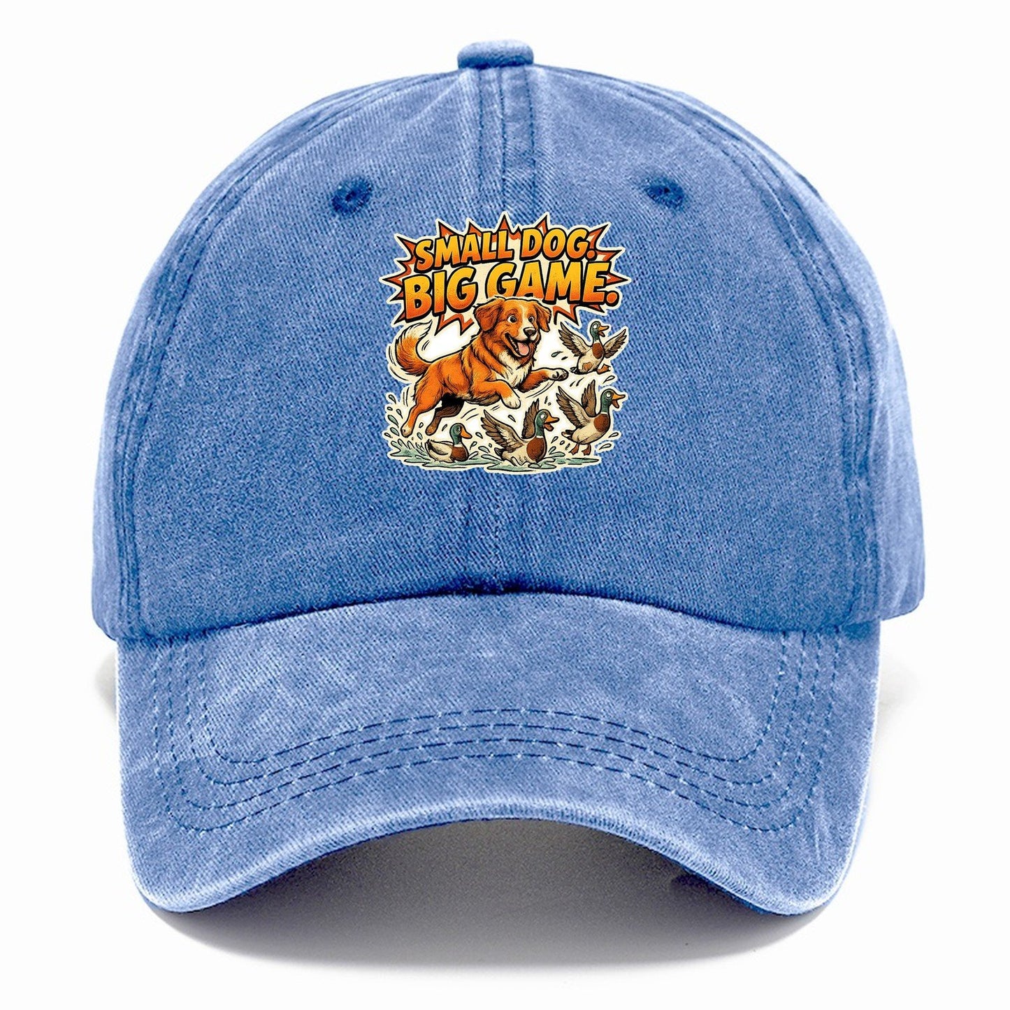 Small Dog Big Game Classic Cap – Summer Sky