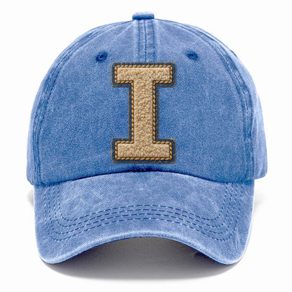 Varsity Chenille I Monogram Classic Cap – Summer Sky
