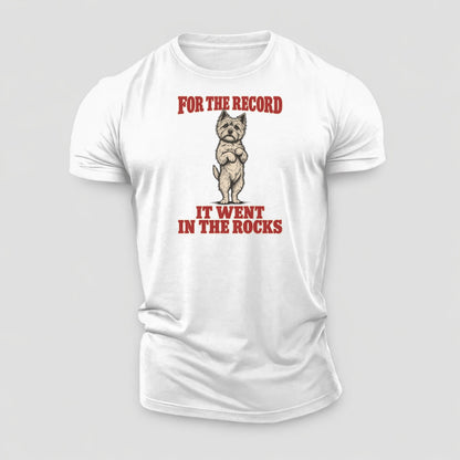 Cairn Terrier Dog Declarations Cotton T-Shirt – White