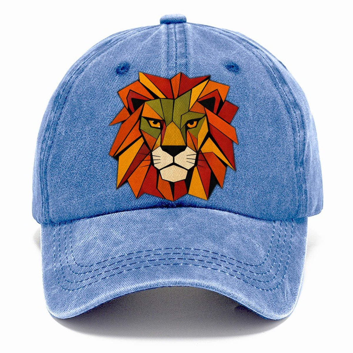 Lion Mane Portrait Classic Cap – Summer Sky