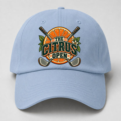 The Citrus Open Golf Life Baseball Cap – Light Blue