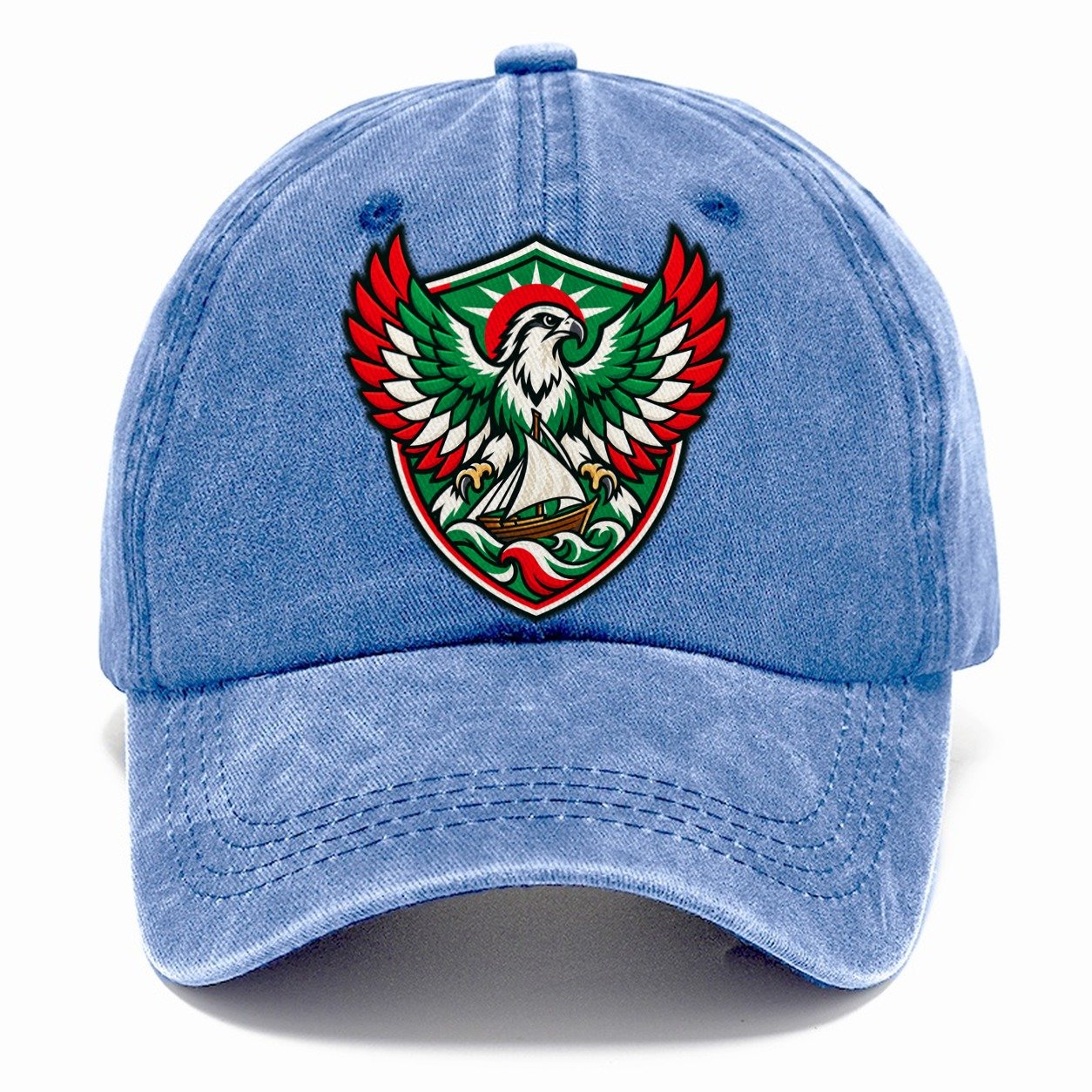Kuwait Minimal Emblem Country Logos Classic Cap – Summer Sky