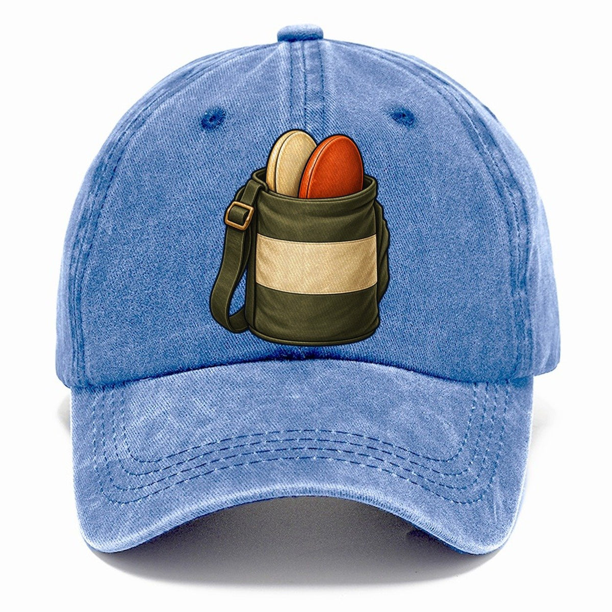 Course Bag With Standing Discs Disc Golf Classic Cap – Summer Sky