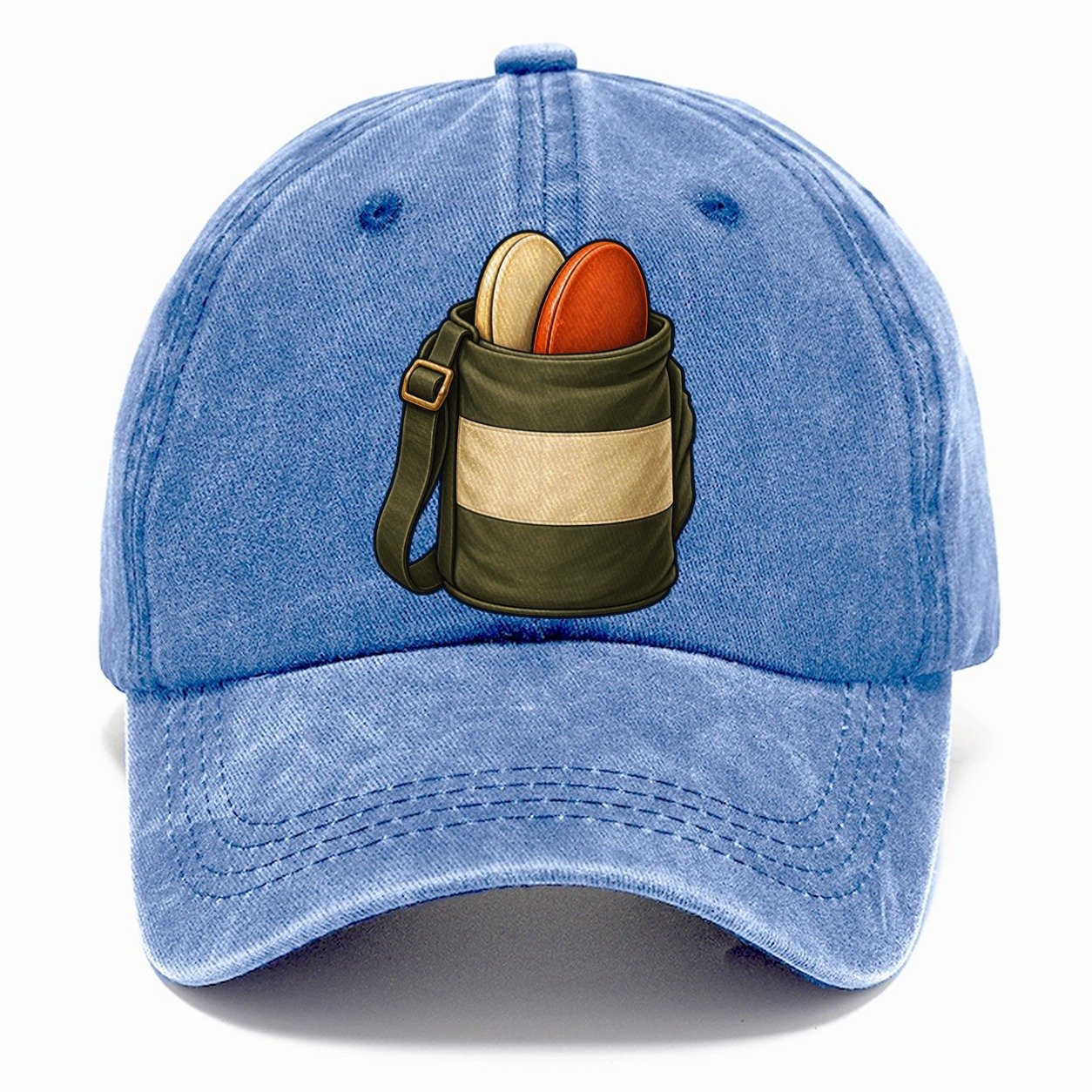 Course Bag With Standing Discs Disc Golf Classic Cap – Summer Sky