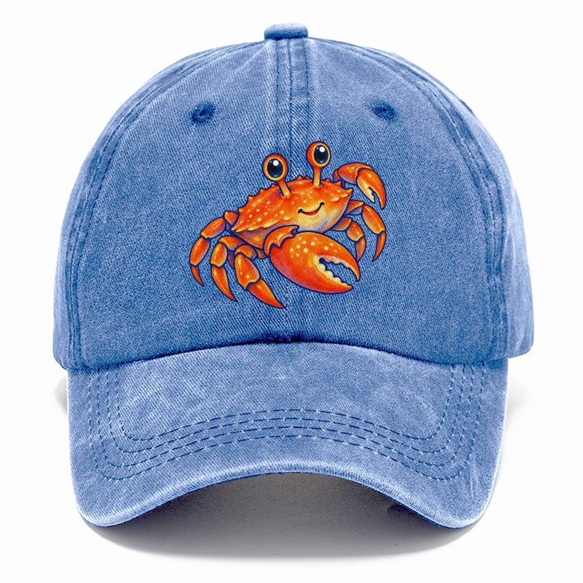 Crab Side Scuttle Sea Sprite Classic Cap – Summer Sky