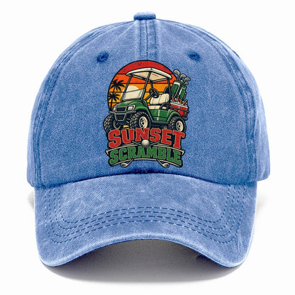 Sunset Scramble Golf Life Classic Cap – Summer Sky