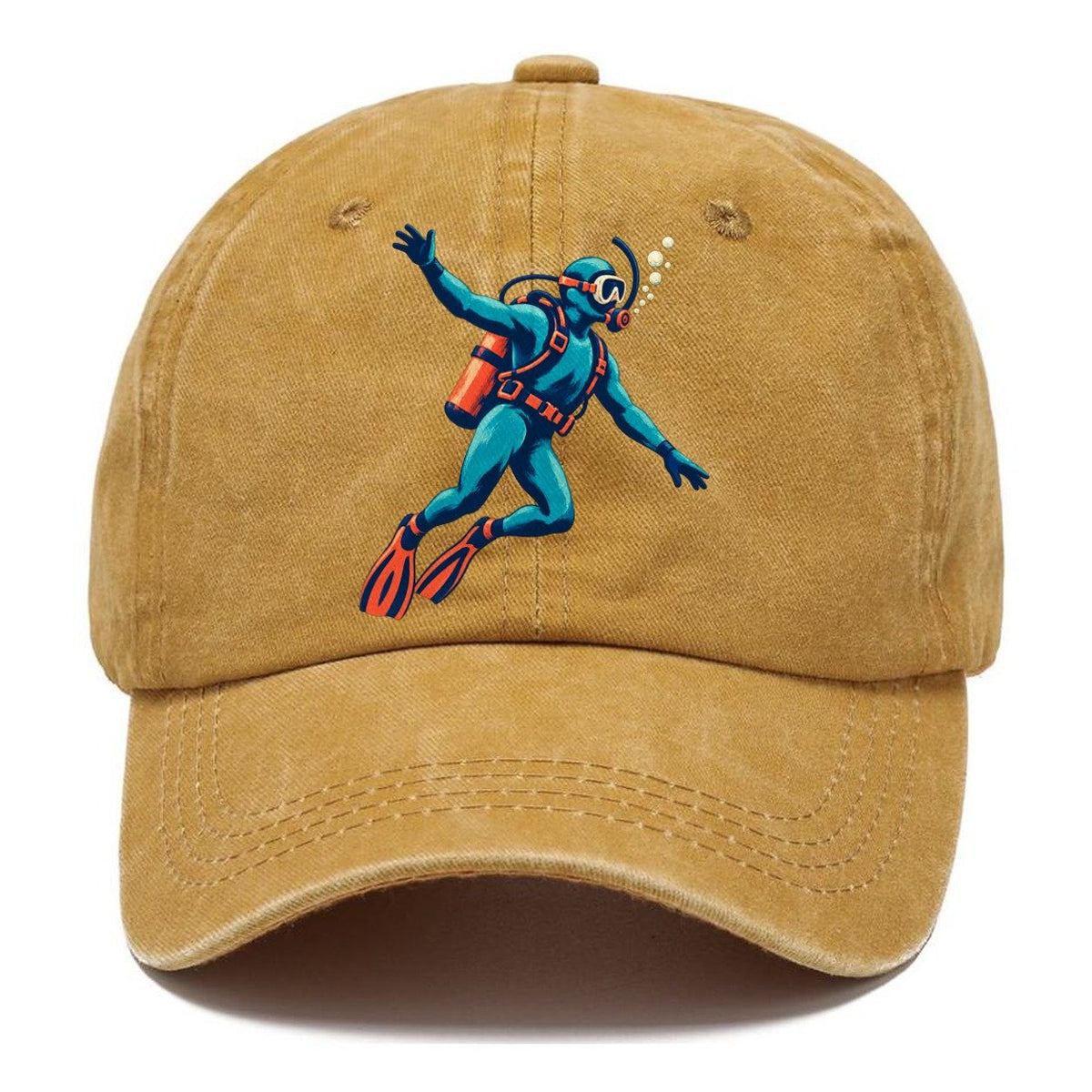 Scuba Diver with Bubbles Classic Cap – Golden Harvest