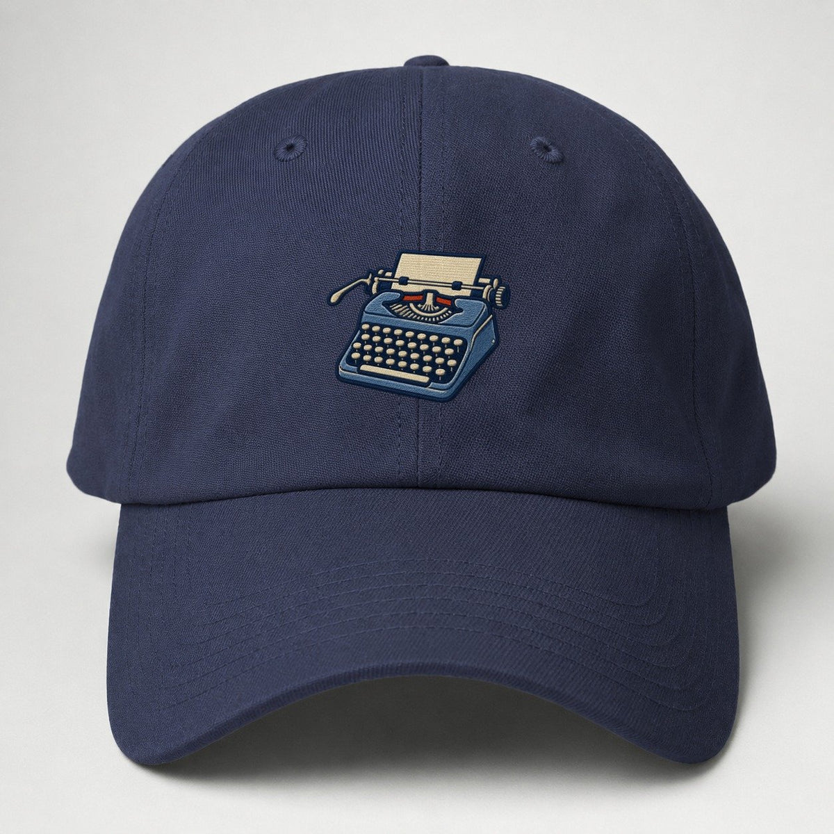 Manual Typewriter Tiny Solo Marks Baseball Cap – Twilight Navy