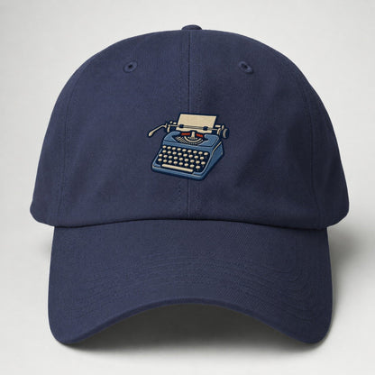 Manual Typewriter Tiny Solo Marks Baseball Cap – Twilight Navy