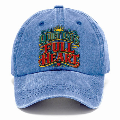Quiet Days Full Heart Retired Living Classic Cap – Summer Sky
