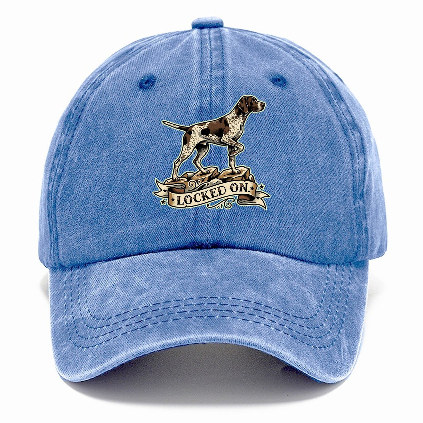 Locked On Dog Classic Cap – Summer Sky