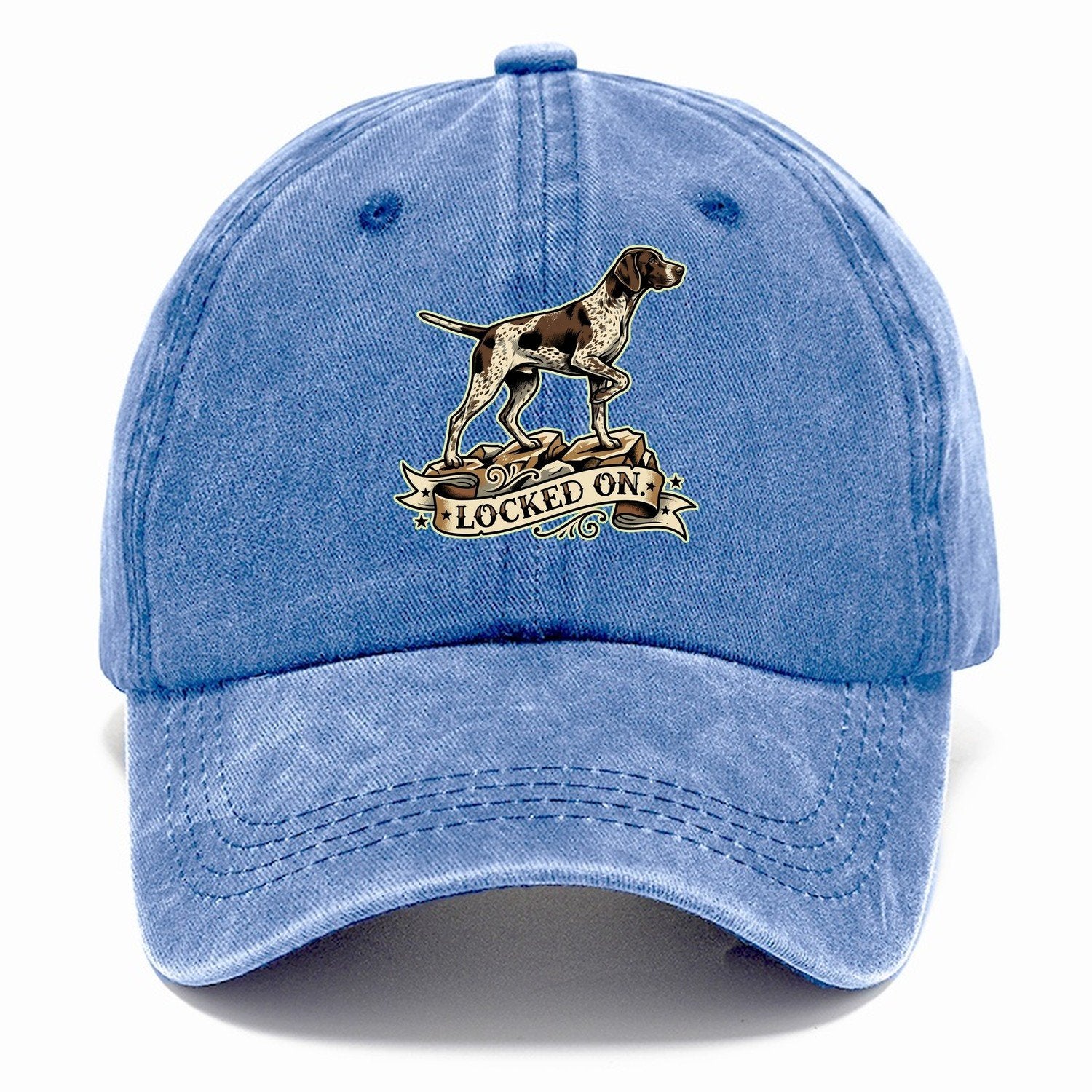 Locked On Dog Classic Cap – Summer Sky