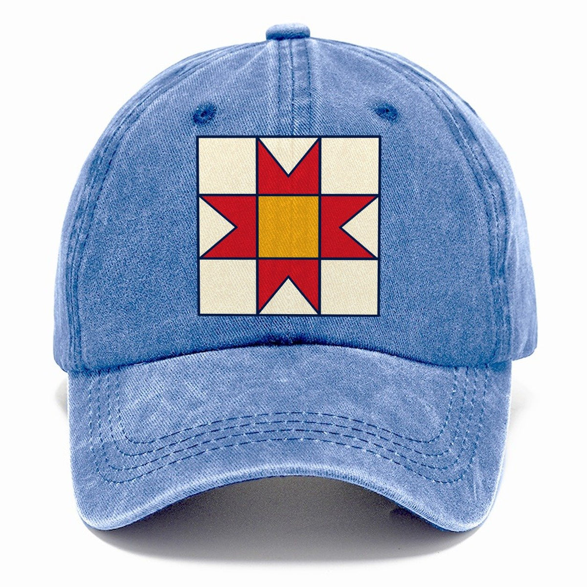 Star Block Study Sewing And Quilting Classic Cap – Summer Sky