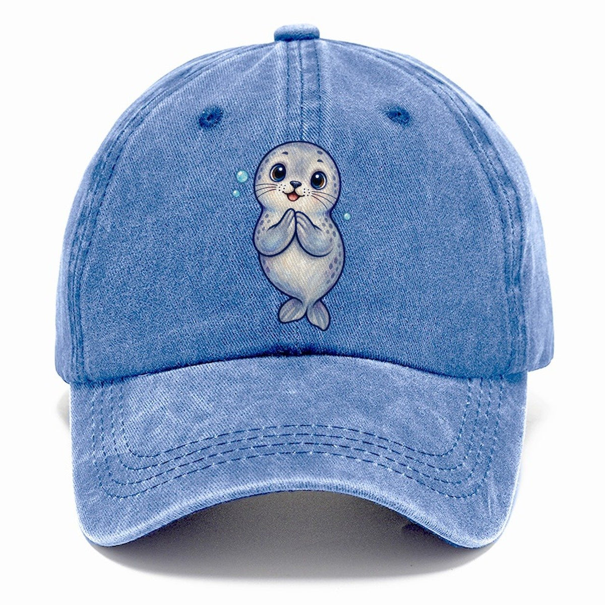 Seal Front Clap Sea Sprite Classic Cap – Summer Sky
