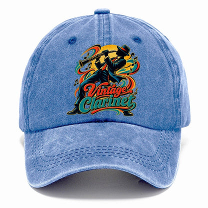 Vintage Clarinet Music Instruments Classic Cap – Summer Sky