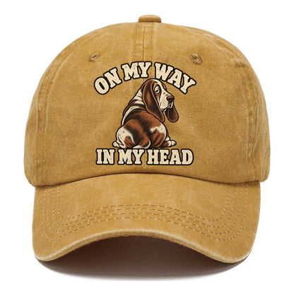 Basset Travelling In Thought Character Club Classic Cap – Golden Harvest
