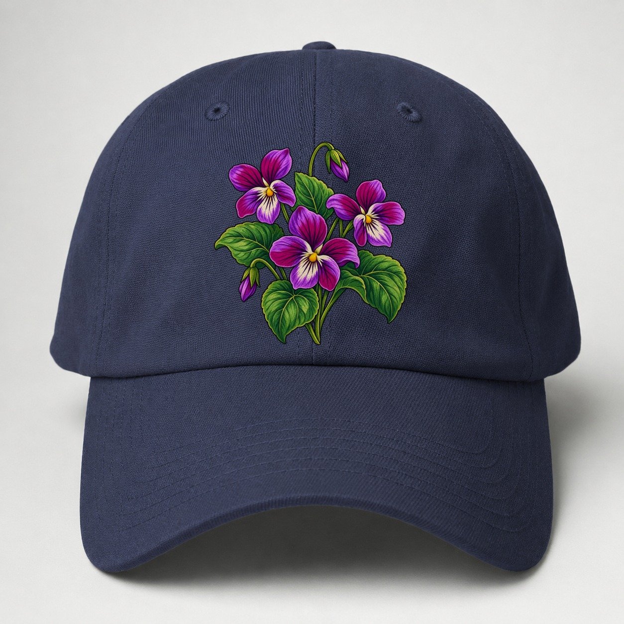 New Brunswick Purple Violet Canada Cultural Icons Baseball Cap – Twilight Navy