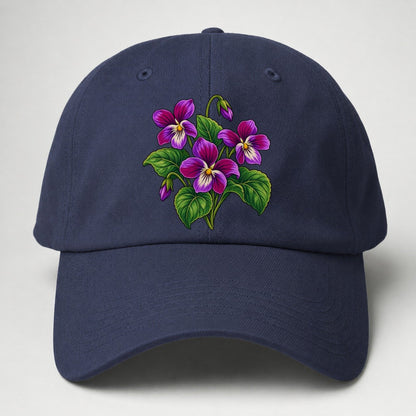 New Brunswick Purple Violet Canada Cultural Icons Baseball Cap – Twilight Navy