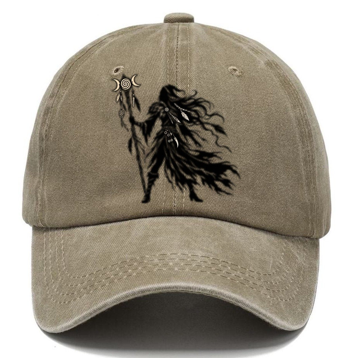 Norse Volva Seeress Witch Magic Classic Cap – Warm Sand