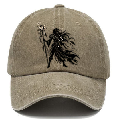 Norse Volva Seeress Witch Magic Classic Cap – Warm Sand
