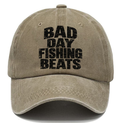 Bad Day Fishing Beats Fishing Club Classic Cap – Warm Sand