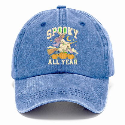Spooky All Year Witch Classic Cap – Summer Sky