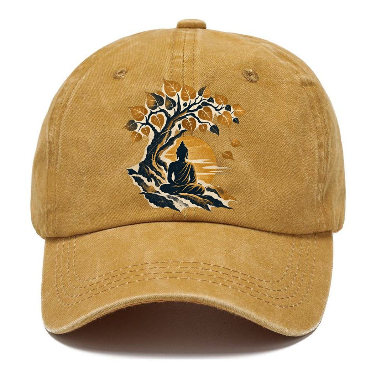 Buddha Under Bodhi Tree Classic Cap – Golden Harvest