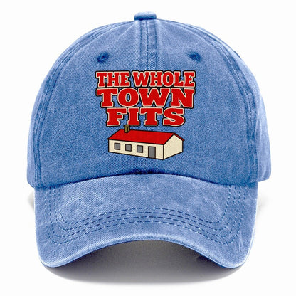 The Whole Town Fits Model Railways Classic Cap – Summer Sky