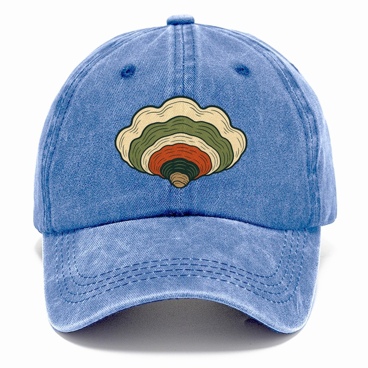 Turkey Tail Fan Foraging And Mycology Classic Cap – Summer Sky