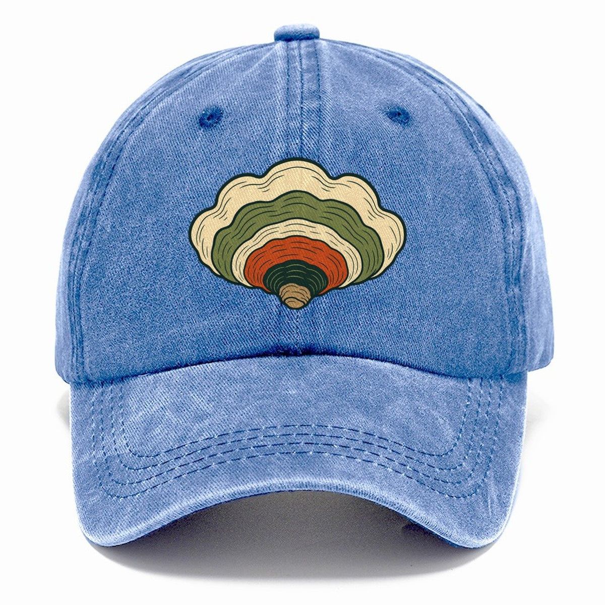 Turkey Tail Fan Foraging And Mycology Classic Cap – Summer Sky