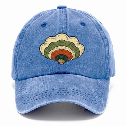 Turkey Tail Fan Foraging And Mycology Classic Cap – Summer Sky