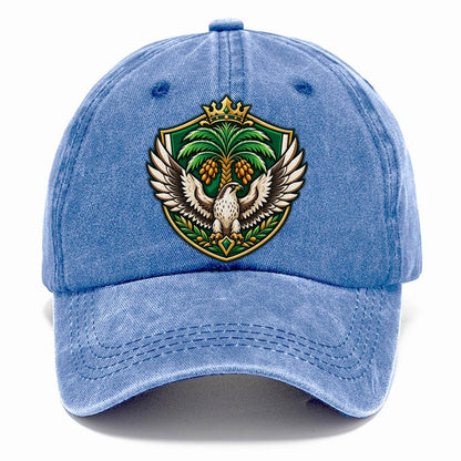 Saudi Arabia Heraldic Crest Country Logos Classic Cap – Summer Sky
