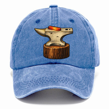 Anvil And Hot Bar Blacksmithing Classic Cap – Summer Sky