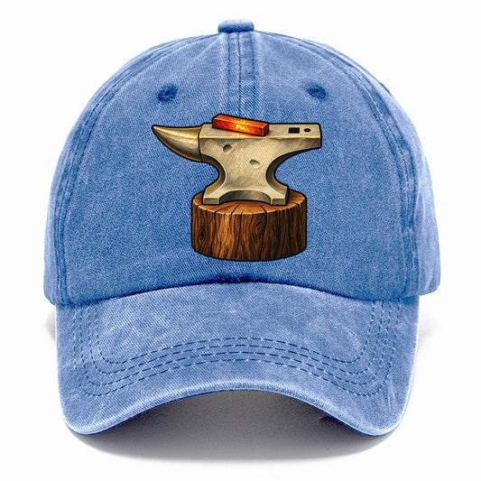 Anvil And Hot Bar Blacksmithing Classic Cap – Summer Sky