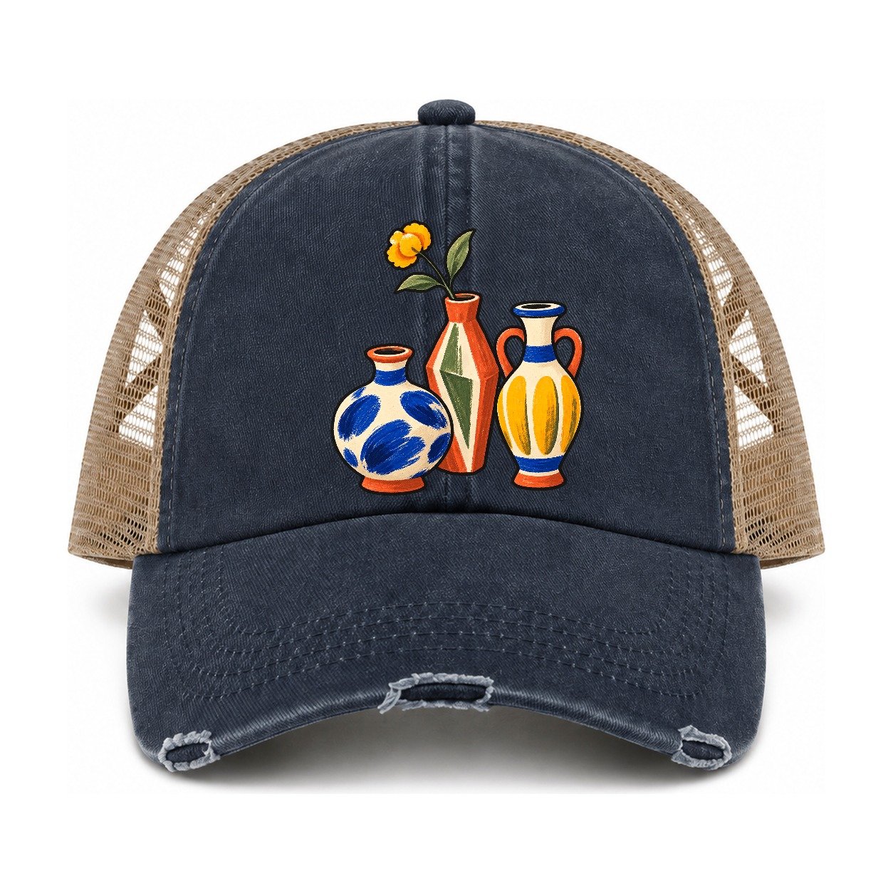 Navy-Khaki — front view